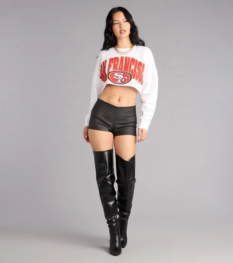 Bold Move Coated Hot Shorts