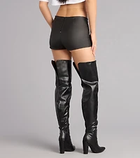 Bold Move Coated Hot Shorts