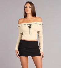 Confidence On Point Woven Mini Skort