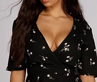 Floral Cutie Skater Romper