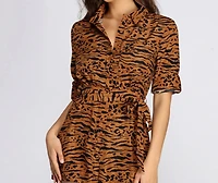 Forever Fierce Printed Romper