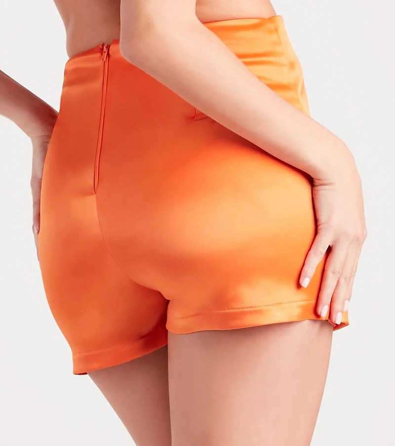 Me And The Rhythm Satin Chain Skort