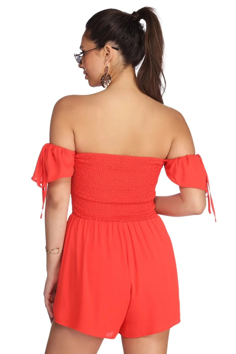 Ring The Alarm Smocked Romper