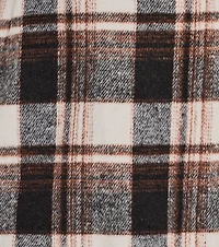 Classically Chic Plaid High Waist Wrap Skort