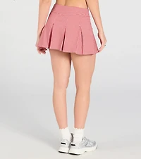 Absolute Darling Gingham Pleated Skort