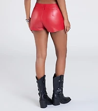 On The Edge Low-Rise Hot Shorts