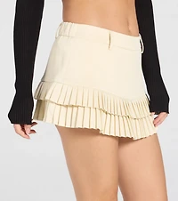 Trendy Cutie Pleated A-Line Mini Skort