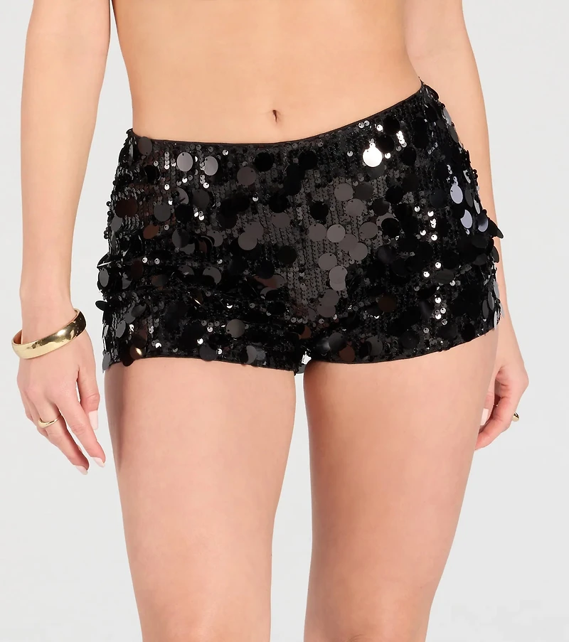 The Groove Sequin Hot Shorts