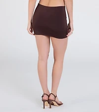 Cutie At Heart Cutout Mini Skirt