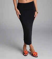 Serenade Me Bodycon Midi Skirt