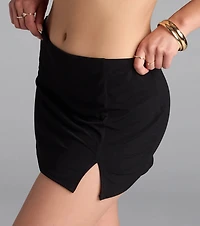 First Take Micro Slit Mini Skirt