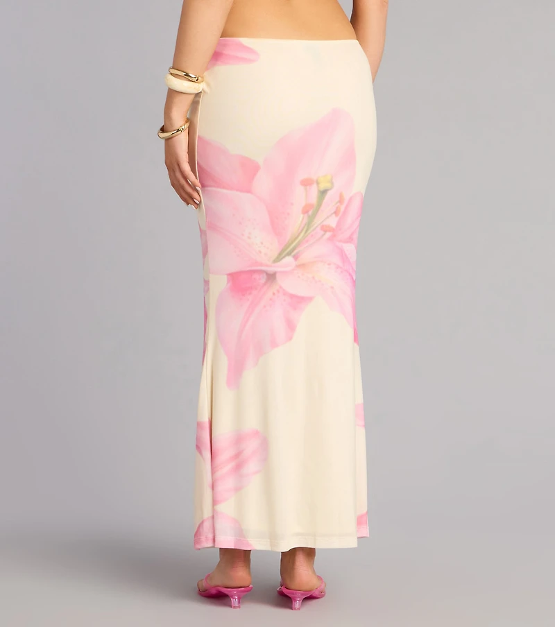 Floral Confidence Maxi Skirt