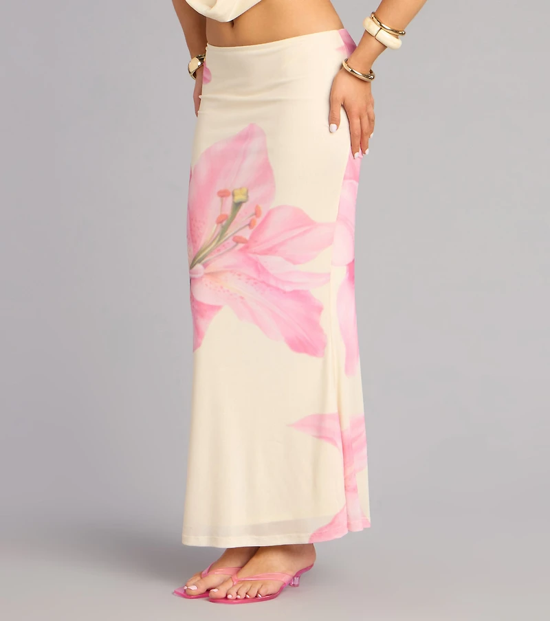 Floral Confidence Maxi Skirt
