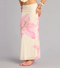 Floral Confidence Maxi Skirt