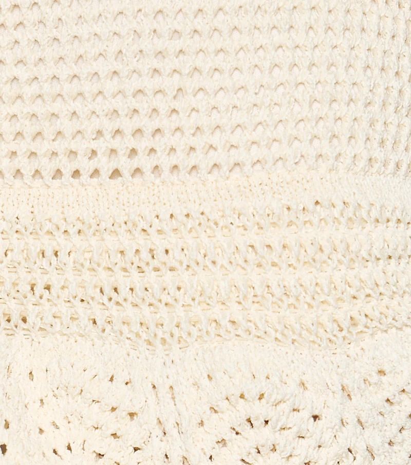 Island Twirl Crochet Mini Skort