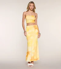 Sandy Shores Tropical Floral Crop Top