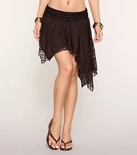 Trendy Flair Lace Midi Skirt