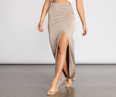 Sleek And Sultry Maxi Skirt