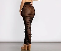 Ruched To The Maxi Skirt
