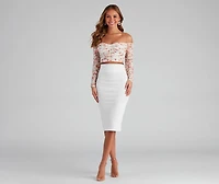 Simplicity Fitted Midi Skirt