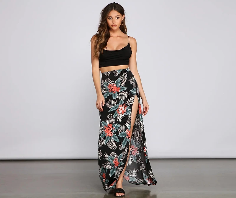 Pretty Paradise Maxi Skirt