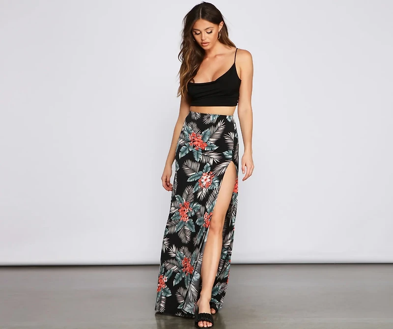 Pretty Paradise Maxi Skirt
