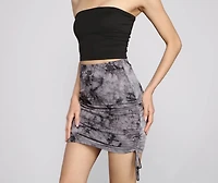 Dreamy Vibes Tie-Dye Mini Skirt