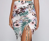 Vacay Beauty Floral Maxi Skirt