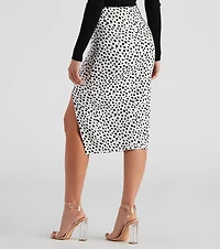 Fiercely Chic Leopard Midi Skirt