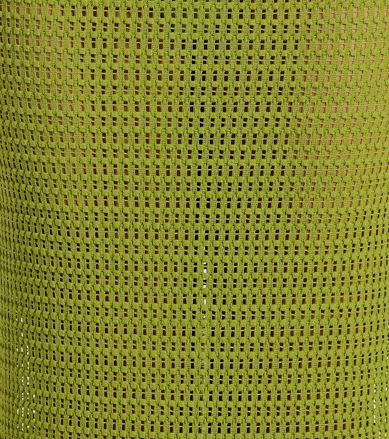 Sunny Chic High Slit Crochet Maxi Skirt
