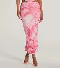 Floral Sensation High Rise Maxi Skirt
