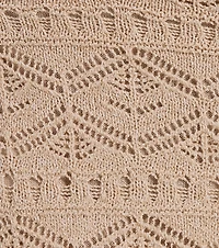 Blissful View High Rise Crochet Midi Skirt