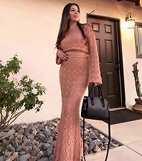 Weekend Mood Crochet Maxi Skirt