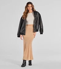 Boho Beauty Floral Lace Maxi Skirt