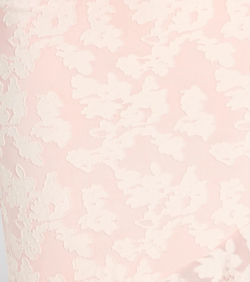 Romance Me Floral Jacquard Maxi Skirt