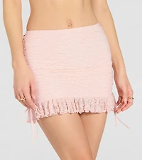 Perfect Match High-Rise Lace Mini Skirt