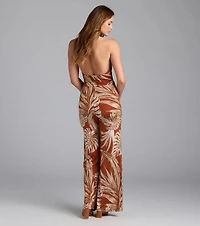 Sunny POV Tropical Print Jumpsuit