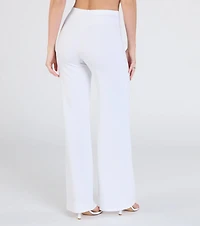 On The Go High-Rise Crepe Trouser Pants