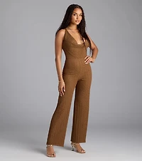 Make A Statement Strappy Open Back Jumpsuit