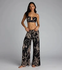Golden Hour Wide Leg Pants Energy
