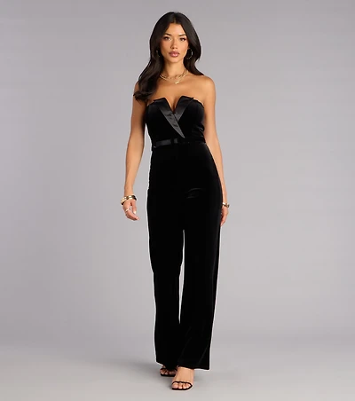 Midnight Luxe Velvet Jumpsuit