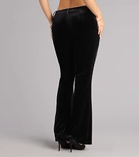 Velvet Vision Pintuck Flare Pants