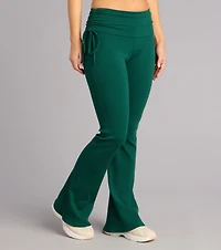 Lounge Goals Rib Knit Flare Pants