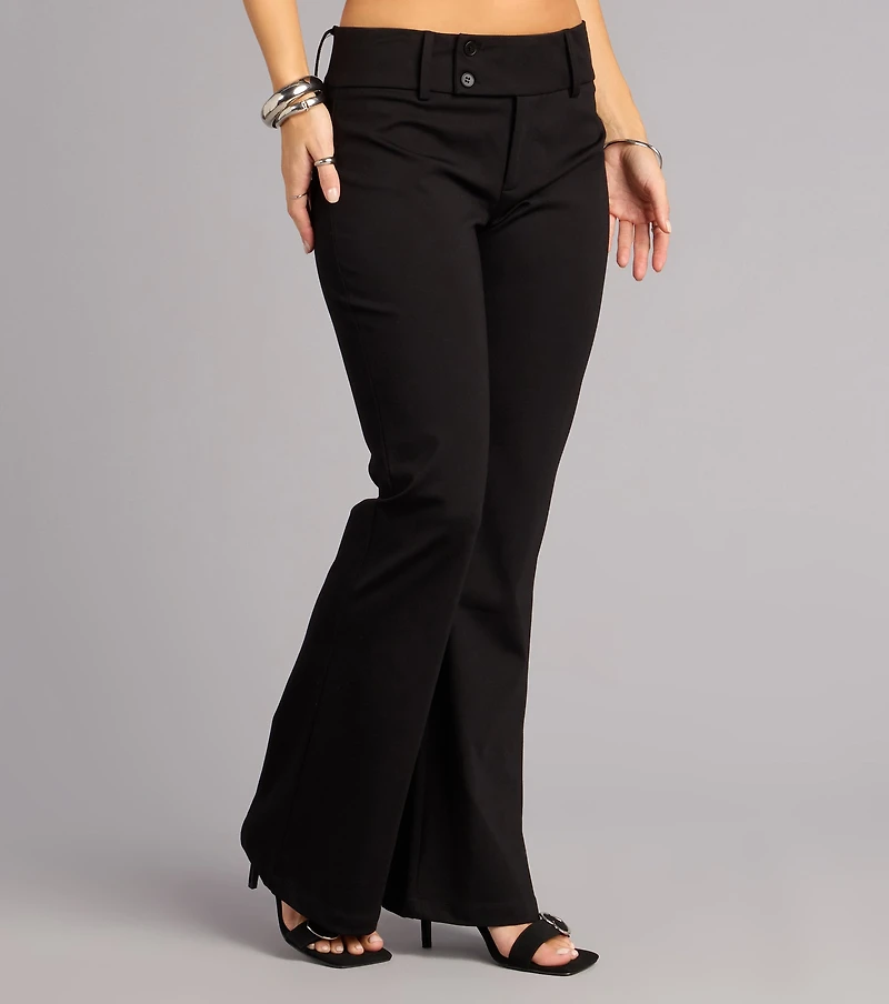 Polished Intent Ponte Trouser Pants