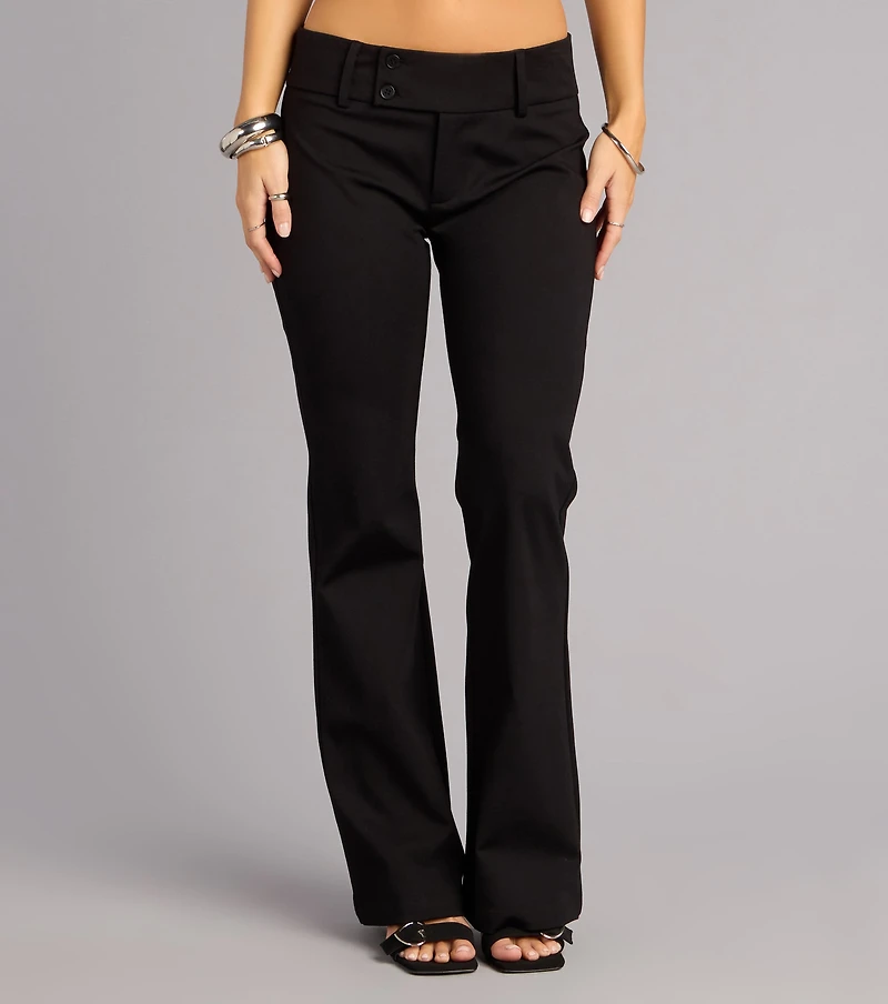 Polished Intent Ponte Trouser Pants