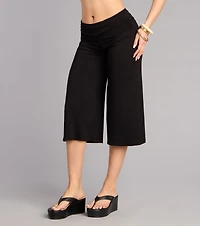 Effortlessly Cool Knit Gaucho Pants