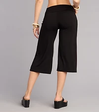 Effortlessly Cool Knit Gaucho Pants