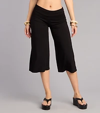 Effortlessly Cool Knit Gaucho Pants