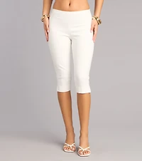 Plans Secured Ponte Capri Pants