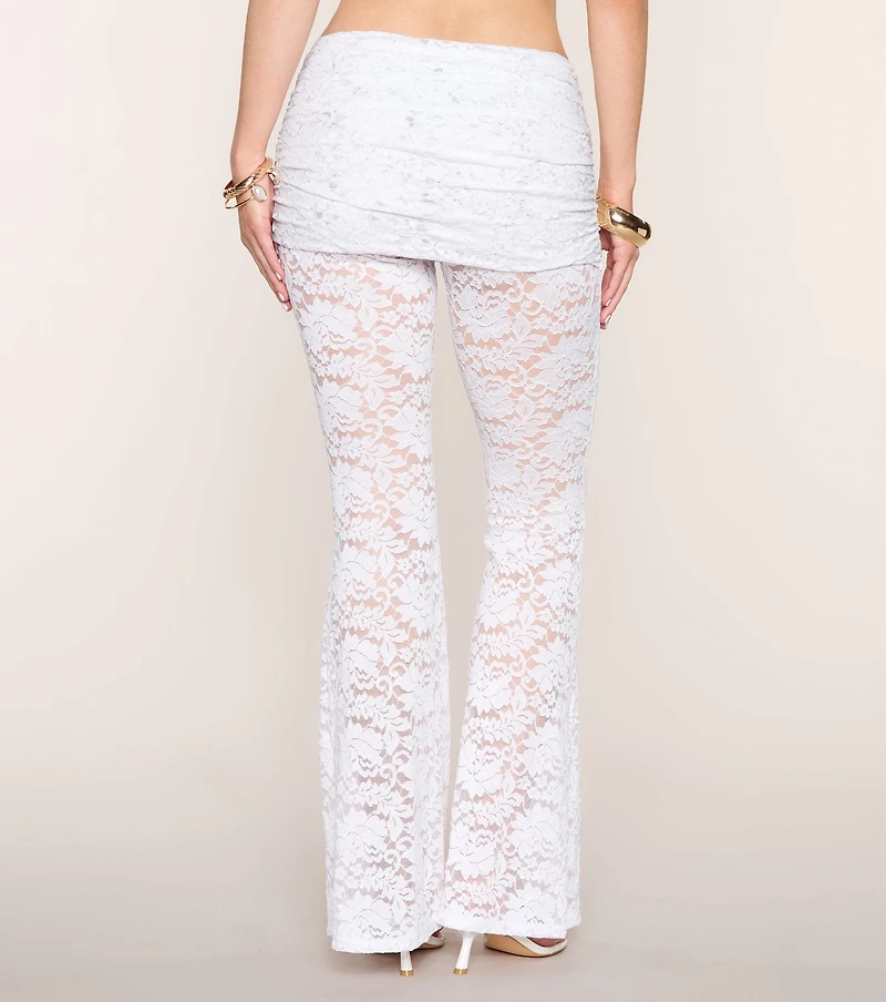 Not Your Angel Flare Lace Pants